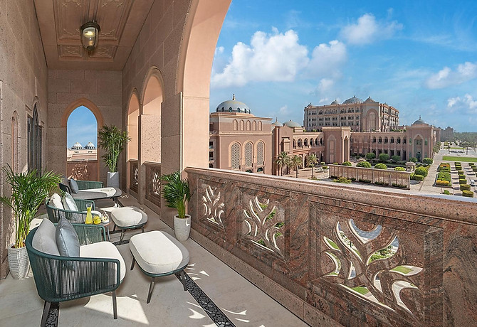 Emirates Palace Mandarin Oriental balcony view