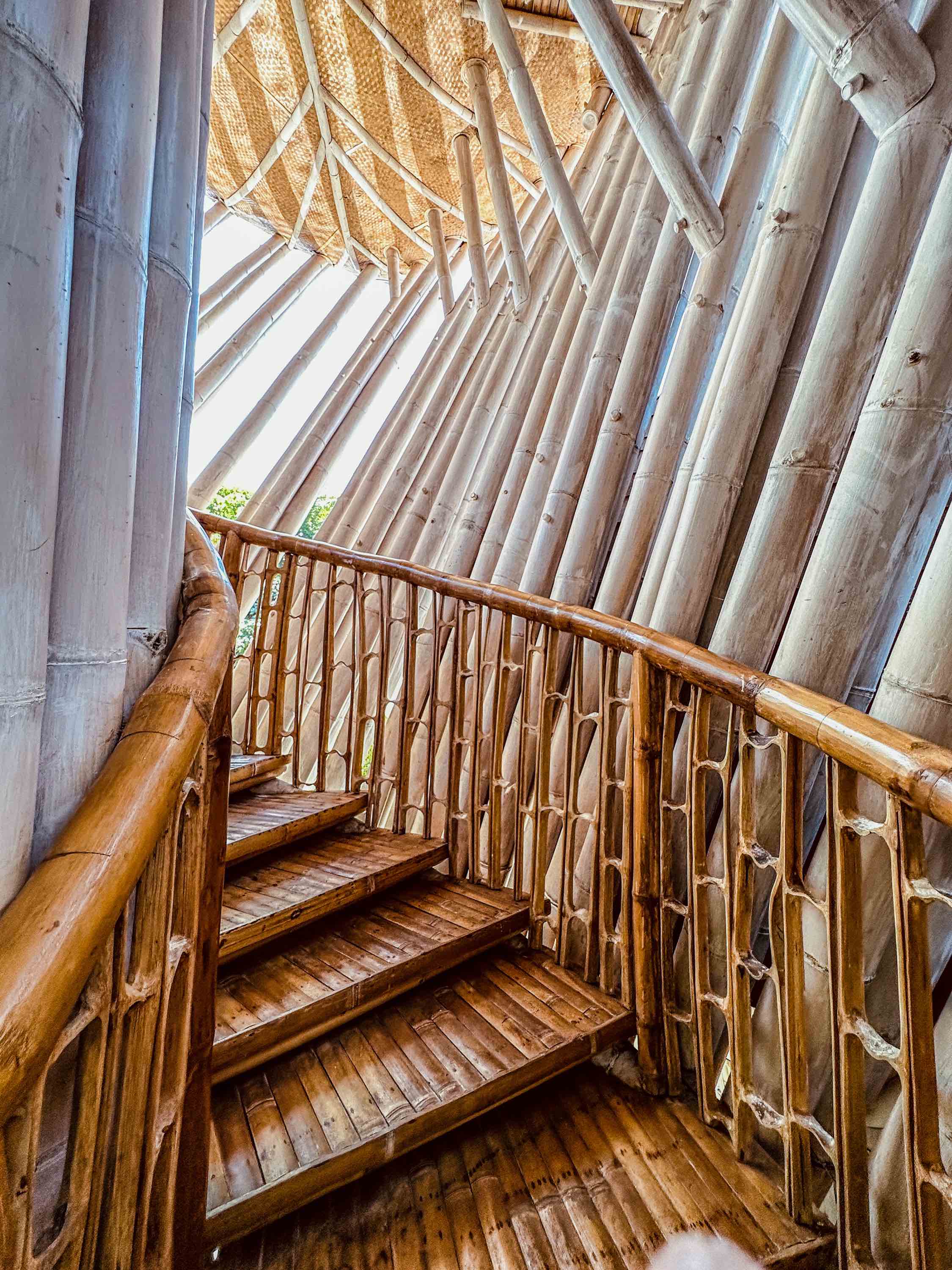 Ulaman Eco Luxury Resort architecture with bamboo