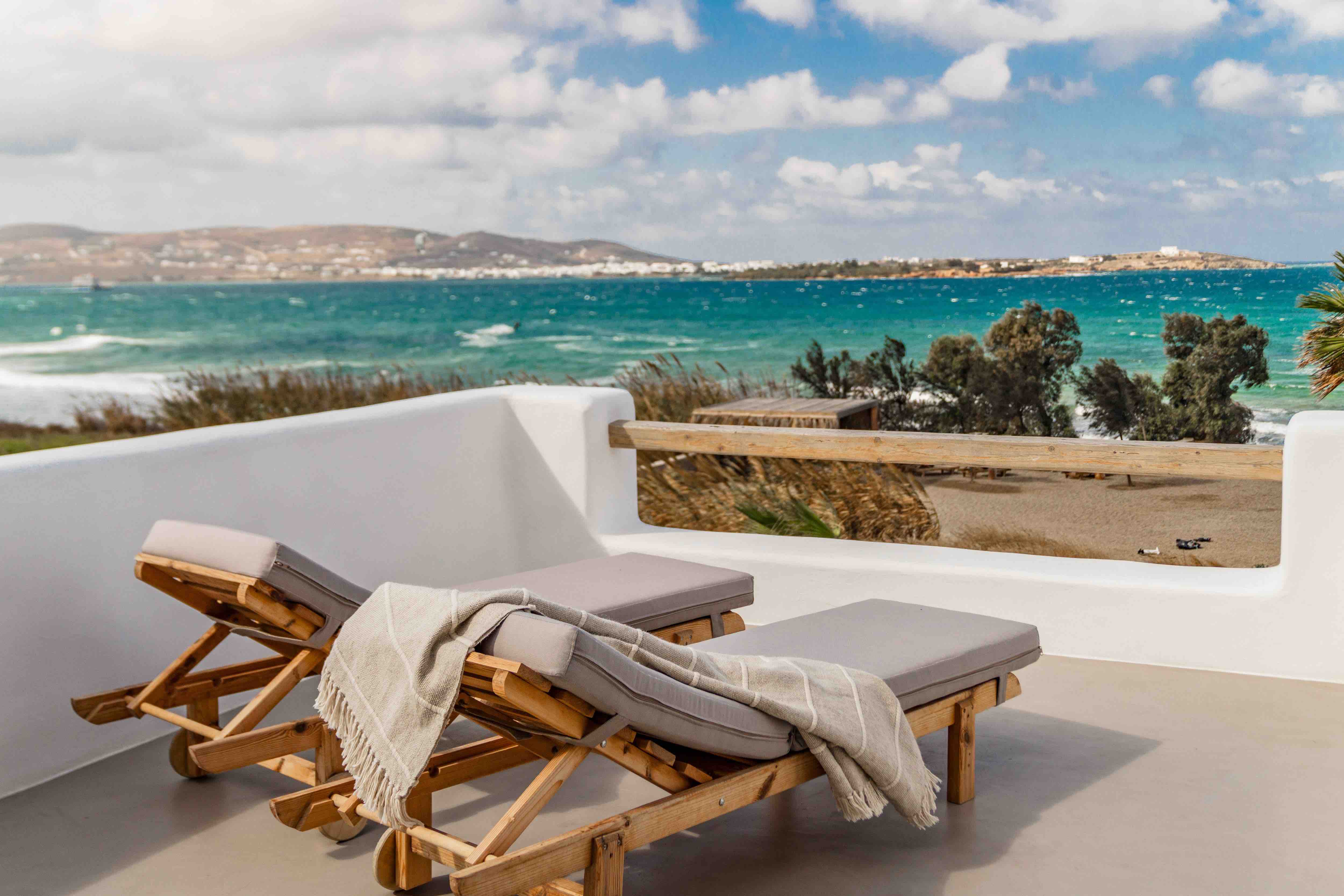 Seesoo Paros Beachfront Resort balcony view