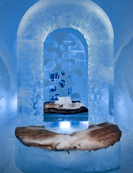 IceHotel Sweden interior,photo by Asaf Kliger