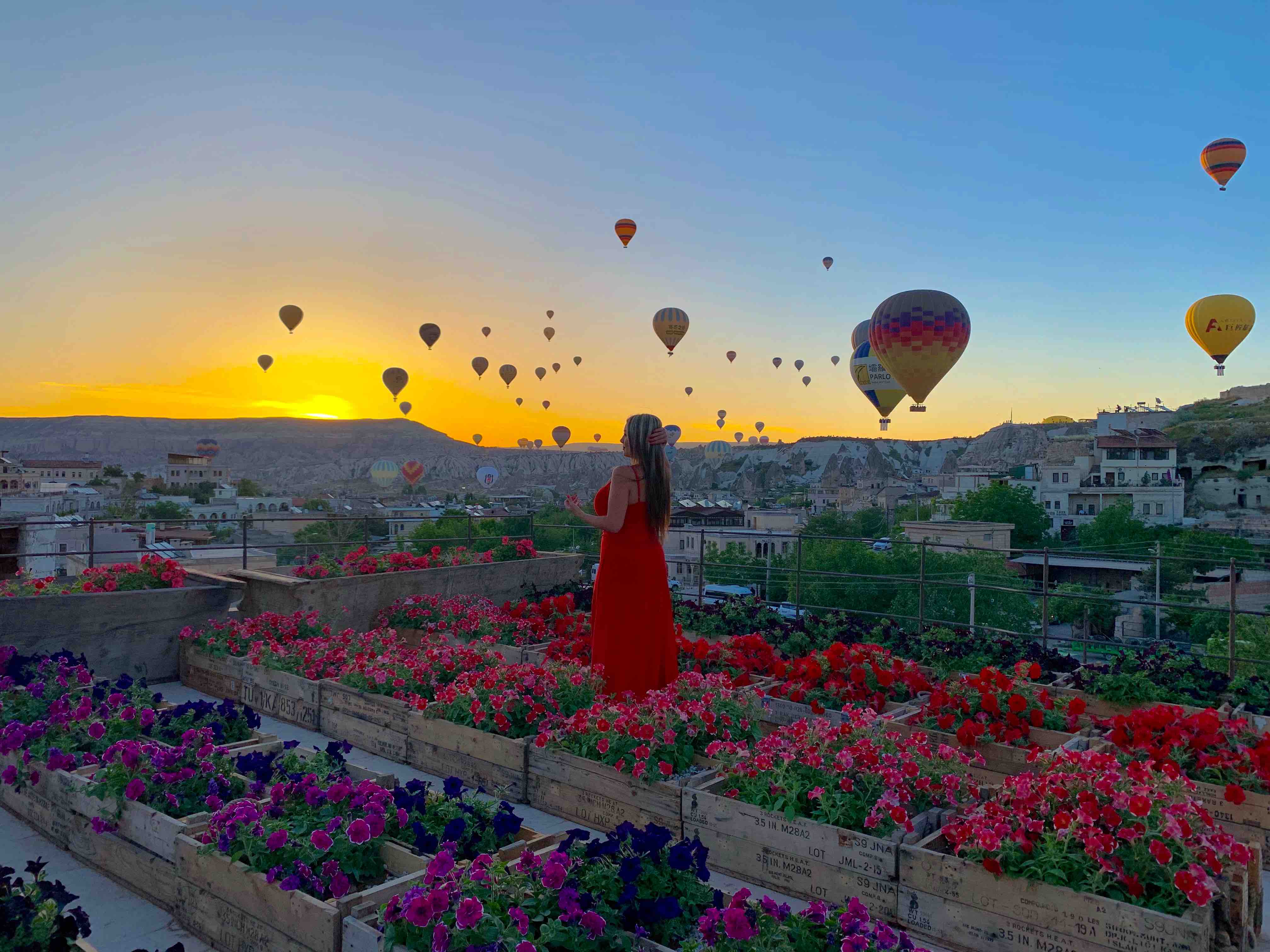 Rooftop terasse of the Cave Design Hotel in Cappadocia