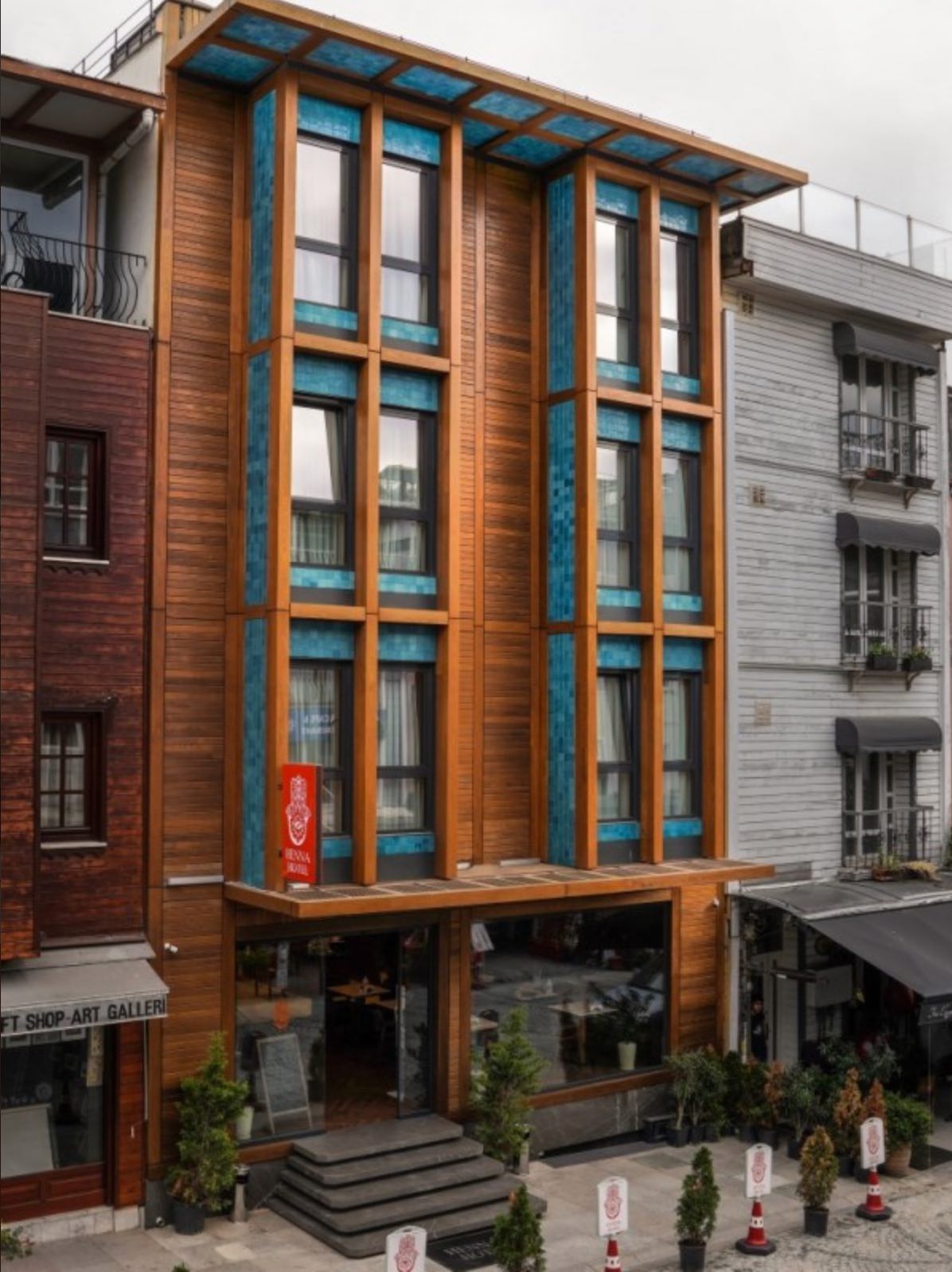 Facade of the Henna Hotel Istanbul