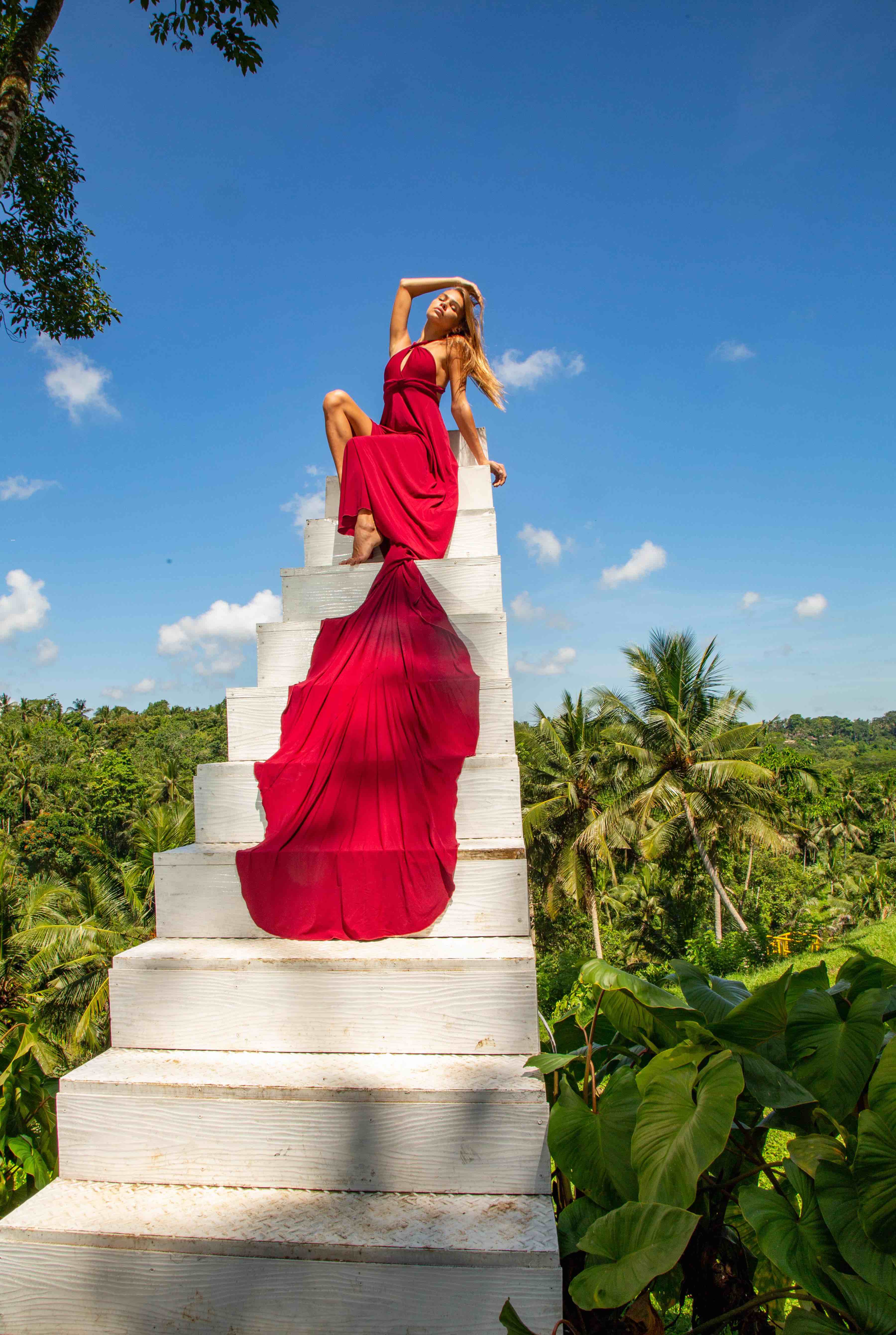 Photoshoot Influent Traveler in Bali with the Real Bali Tours with Alice Deren