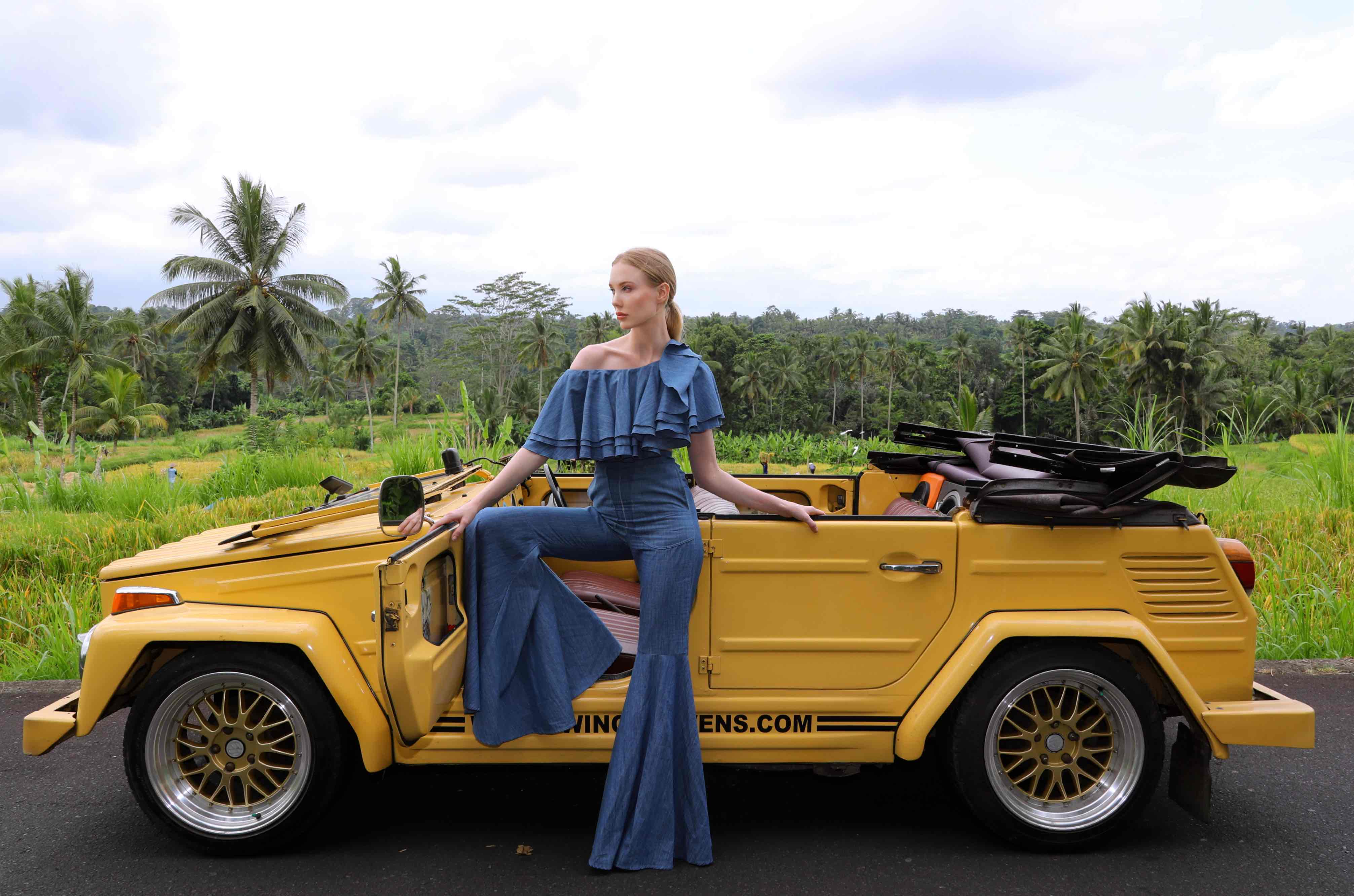 Photoshoot Influent Traveler in Bali with the Real Bali Tours with Amalia Darin