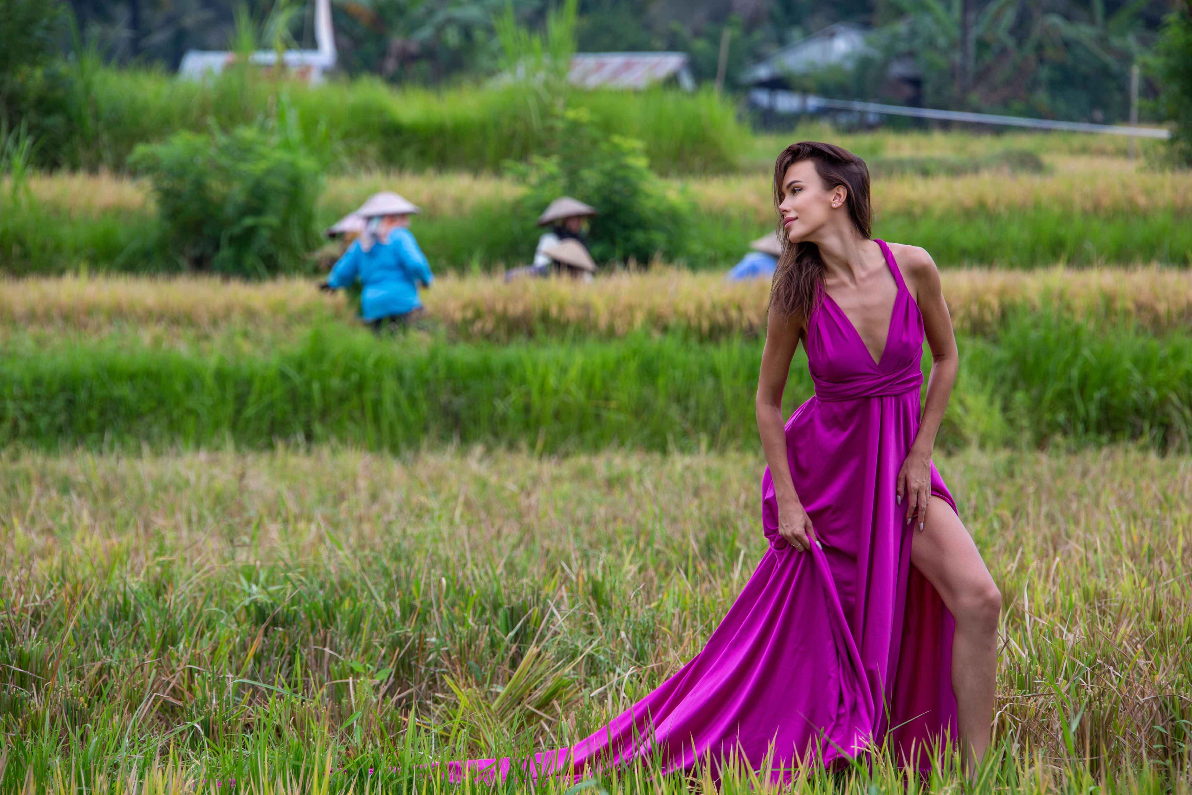 Photoshoot Influent Traveler in Bali with the Real Bali Tours with Anastasia Yurpolska