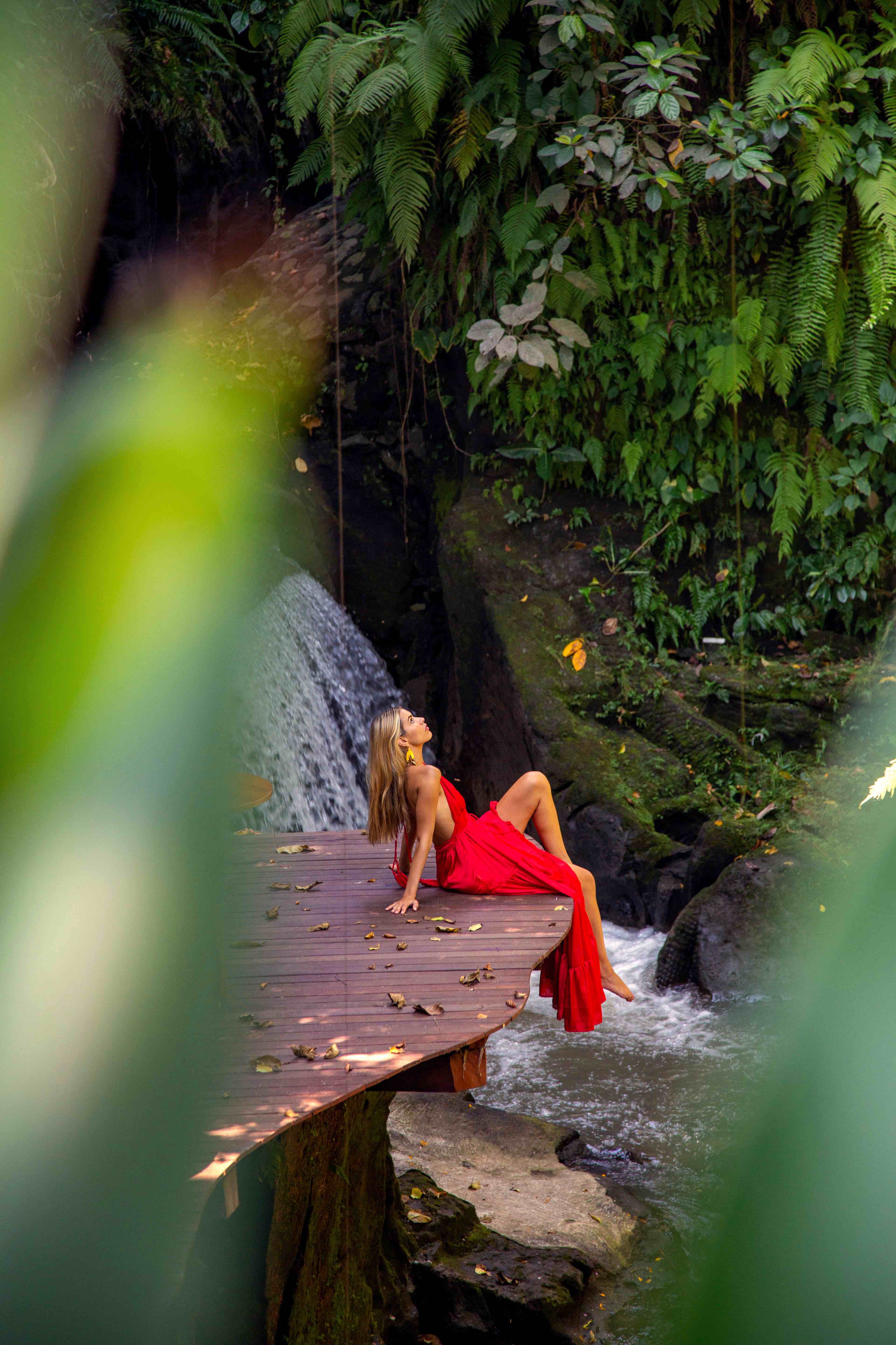 Photoshoot Influent Traveler in Bali at the Ulaman Eco Luxury Resort with Raquel Bosca