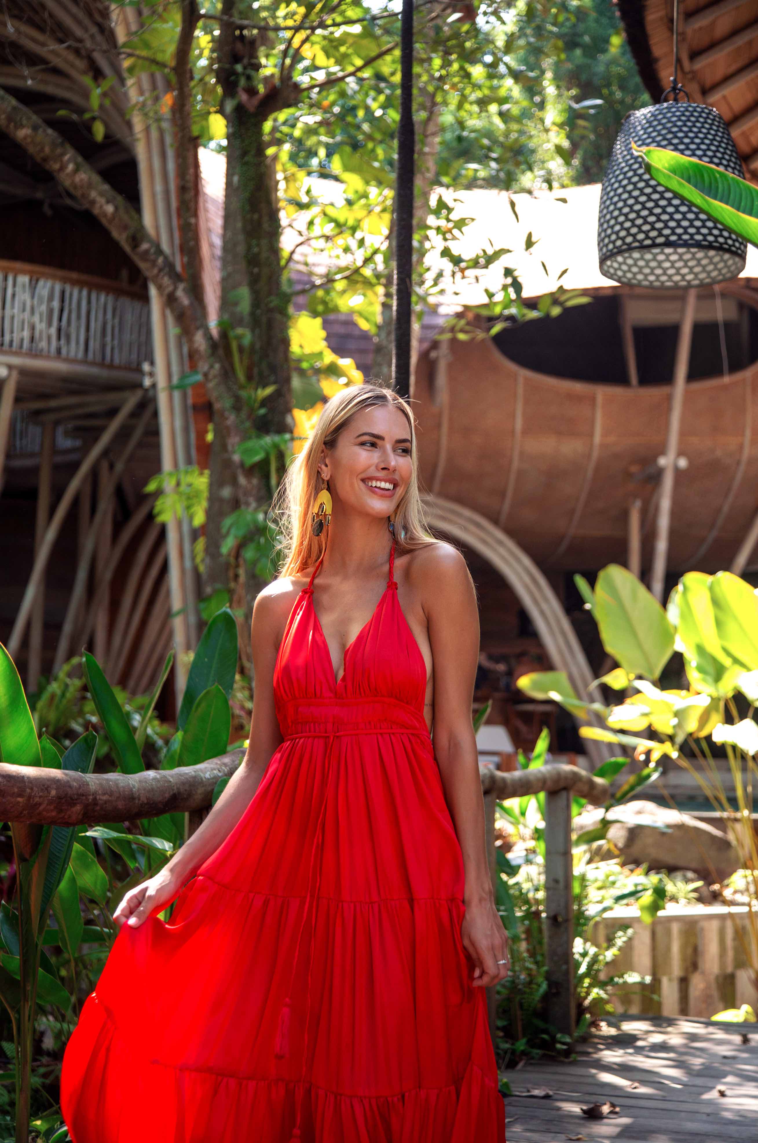 Photoshoot Influent Traveler in Bali at the Ulaman Eco Luxury Resort with Raquel Bosca